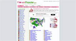 Desktop Screenshot of flowerpopular.com