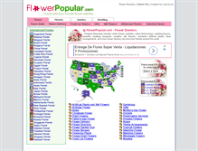 Tablet Screenshot of flowerpopular.com